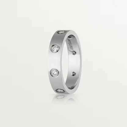 Cartier Love Wedding Band - White Gold - Diamonds - B4050600