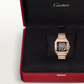 Cartier Santos de Cartier Rose gold 39.7 MM - Rose gold Bracelet - Skeleton Dial - WHSA0016