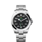 Rolex Oystersteel Air-King 40MM - Oyster Bracelet Watch - Black Arabic Dial - 126900-0001