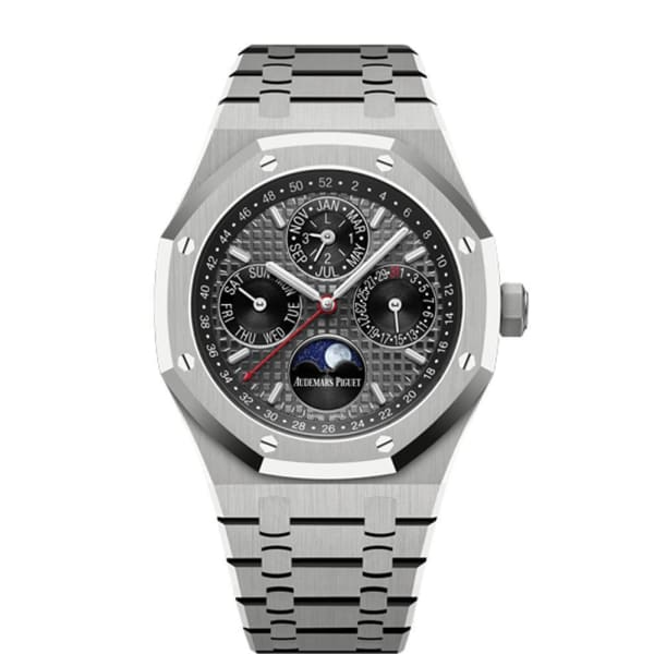 Audemars Piguet - Royal Oak - Perpetual Calendar and Moonphase - 41 MM - Titanium - 26609TI.OO.1220TI.01 nyc watcher nyc watches