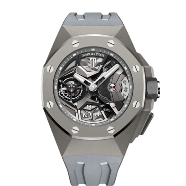 Audemars Piguet - Royal Oak - Tourbillon - 44 MM - Titanium - 26589TI.GG.D006CA.01 nyc watcher nyc watches