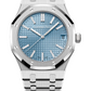 Audemars Piguet Royal Oak White Gold Selfwinding 41 MM - White Gold Bracelet - Ice Blue Baguette Dial - 15510BC.OO.1320BC.01