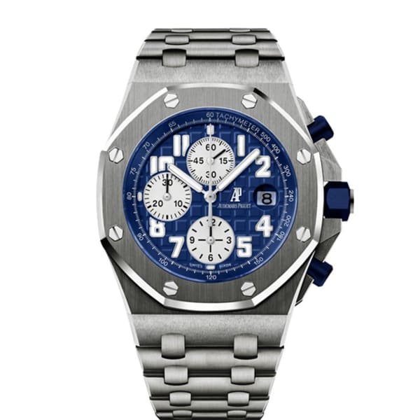 Audemars Piguet - Royal Oak Offshore - 42 MM - Titanium - Chronograph - 26170TI.OO.1000TI.04 nyc watcher nyc watches