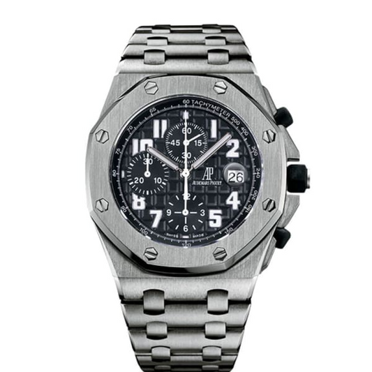 Audemars Piguet - Royal Oak Offshore - 42 MM - Titanium - Chronograph - 26170TI.OO.1000TI.06 nyc watcher nyc watches