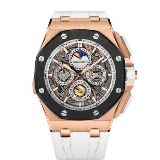 Audemars Piguet - Royal Oak - Perpetual Calendar and Moonphase- 44 MM - Rose Gold - 26571RO.OO.A010CA.01 nyc watcher nyc watches