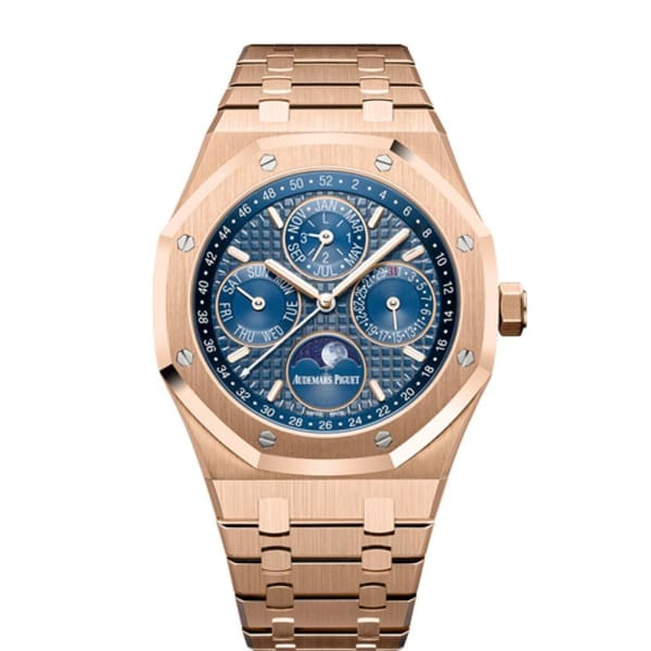 Audemars Piguet - Royal Oak - Perpetual Calendar and Moonphase - 41 MM - Rose Gold  - 26574OR.OO.1220OR.02  nyc watcher nyc watches