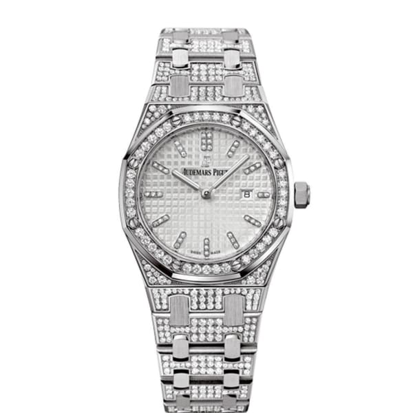 Audemars Piguet - Royal Oak - 33 MM - White Gold - 67652BC.ZZ.1262BC.01 nyc watcher nyc watches