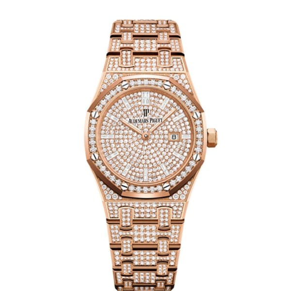 Audemars Piguet - Royal Oak - 33 MM - Rose Gold - 67652OR.ZZ.1265OR.01 nyc watcher nyc watches