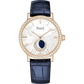 Piaget Altiplano - Rose Gold 36 MM - Blue Leather Strap - Diamond Bezel - White Mother-of-Pearl Dial - G0A47104