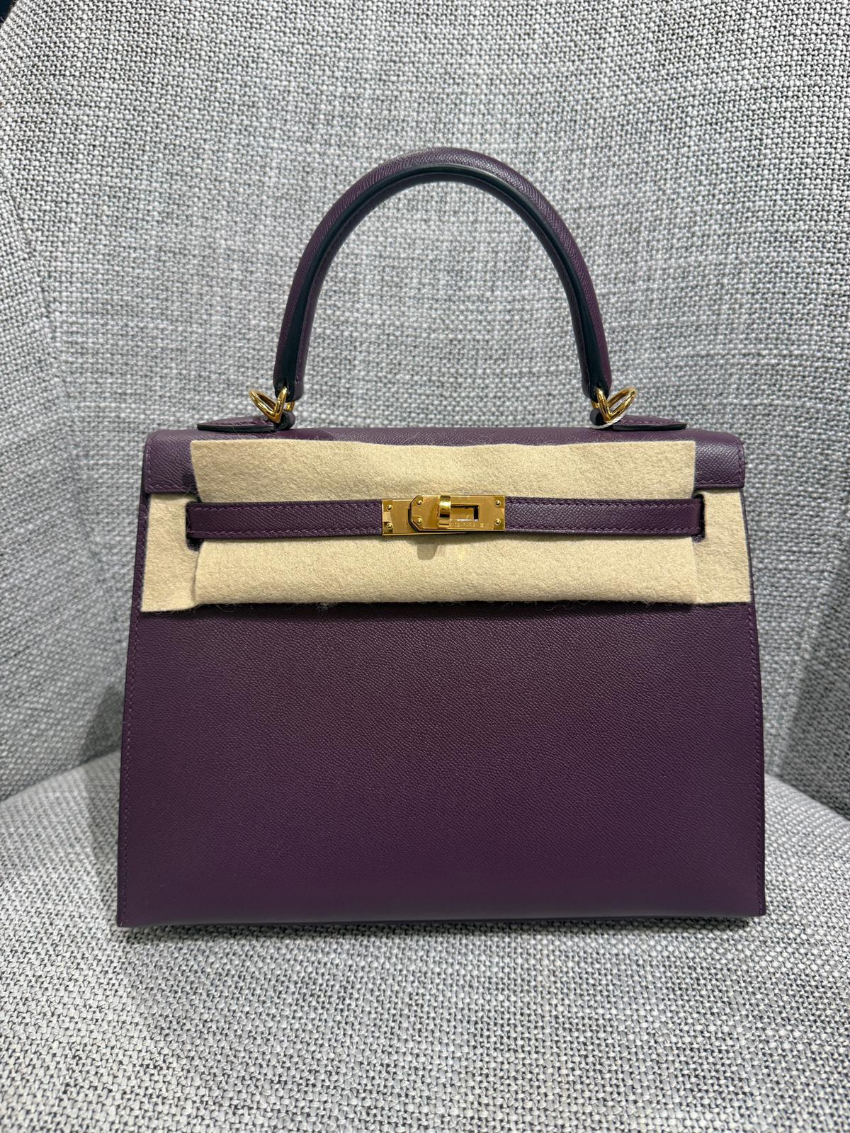 Hermès Kelly 25 - Cassis - Madame - Gold Hardware - K25CMGHW