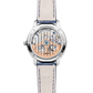 JLC - Rendez-Vous Classic Night & Day - 34 MM - Stainless Steel - Silvered-Gray Guilloché Diamond Dial - Diamond Bezel - Blue Leather Strap - Q3448431