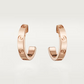 Cartier Love Earrings - Rose Gold - B8029000