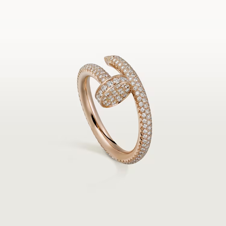 Cartier Juste Un Clou Ring - Rose Gold - Diamonds - N4748600