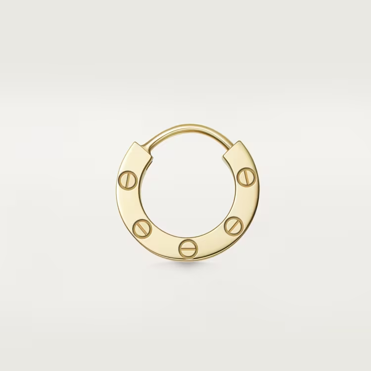 Cartier Love Single Earring - Yellow Gold - B8301423