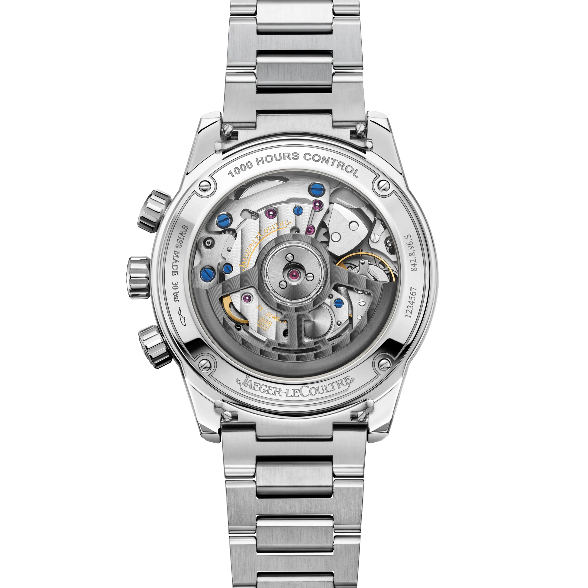 JLC - Polaris Mariner Memovox - 42 MM - Stainless Steel - Shaded Blue Dial - Stainless Steel Bracelet - Q903818J