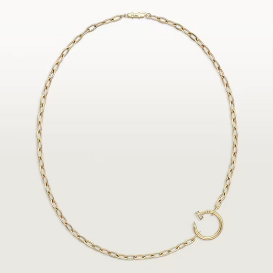 Cartier Just Un Clou Necklace - Yellow Gold Small Diamonds - B7224904