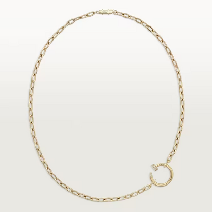 Cartier Juste Un Clou Necklace - Yellow Gold - Diamonds - B7224904