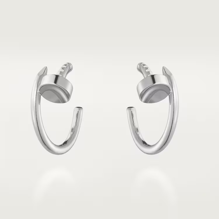 Cartier Just Un Clou Earrings - White Gold - B8301236