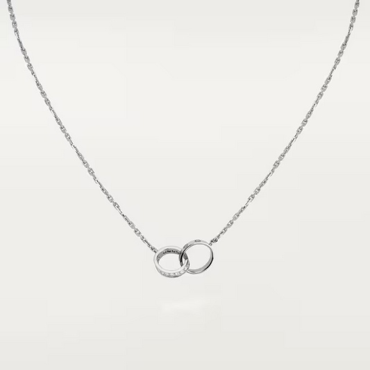 Cartier Love Necklace Diamonds - White Gold - B7013700