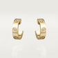 Cartier Love Earrings - Yellow Gold - Diamonds - B8022900