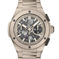 Hublot Big Bang Integrated Beige Ceramic 42 MM - Beige Ceramic Bracelet - Matte Beige Skeleton Dial - 451.CZ.4620.CZ