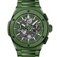 Hublot Big Bang Integrated Green Ceramic 42 MM - Green Ceramic Bracelet - Matte Green Skeleton Dial - 451.GX.5220.GX