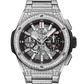 Hublot Big Bang Integrated Titanium Jewellery 42 MM - Titanium Diamond Bracelet - Diamond Bezel - Matte Black Skeleton Diamond Dial - 451.NX.1170.NX.9804