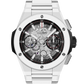 Hublot Big Bang Integrated White Ceramic 42 MM - White Ceramic Bracelet - Matte Gray Skeleton Dial - 451.HX.1123.HX