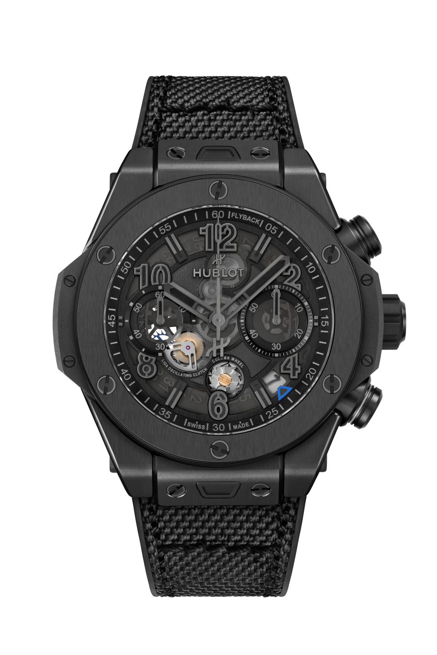 Hublot Big Bang Reloaded All Black Titanium Ceramic - 44 MM - Black Rubber Strap - Matte Black Skeleton Dial - 421.CX.1140.NR.RLD