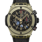 Hublot Big Bang Reloaded Magic Gold - 44 MM - Black Rubber And Black Fabric Strap - Matte Black Skeleton Dial - 421.MX.1133.NR.RLD