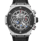 Hublot Big Bang Reloaded Titanium Ceramic - 44 MM - Black Rubber Strap - Matte Grey Skeleton Dial - 421.NM.1123.NR.RLD