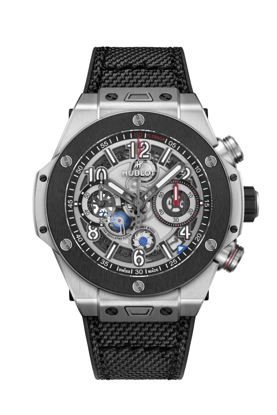 Hublot Big Bang Reloaded Titanium Ceramic - 44 MM - Black Rubber Strap - Matte Grey Skeleton Dial - 421.NM.1123.NR.RLD