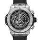 Hublot Big Bang Unico Gourmet 42 MM - Black Velcro Strap - Matte Black Skeleton Dial - 441.DS.1170.NR.GAS22