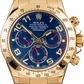 Rolex Daytona Chronograph - 40 MM - Yellow Gold - Blue Arabic Dial - 116528bla