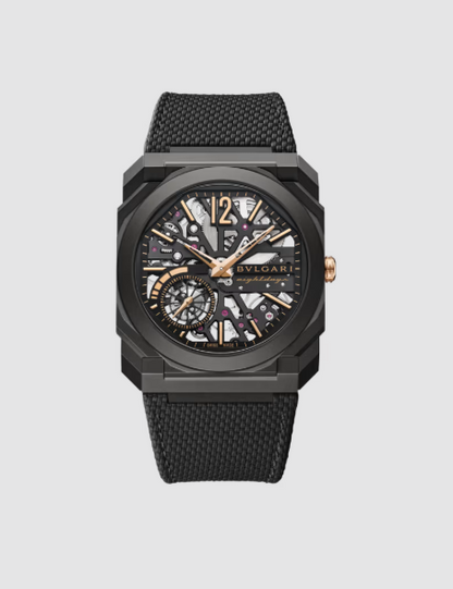 Bvlgari Octo Finissimo - 40 MM - Titanium - Openwork Skeleton Dial - 104121