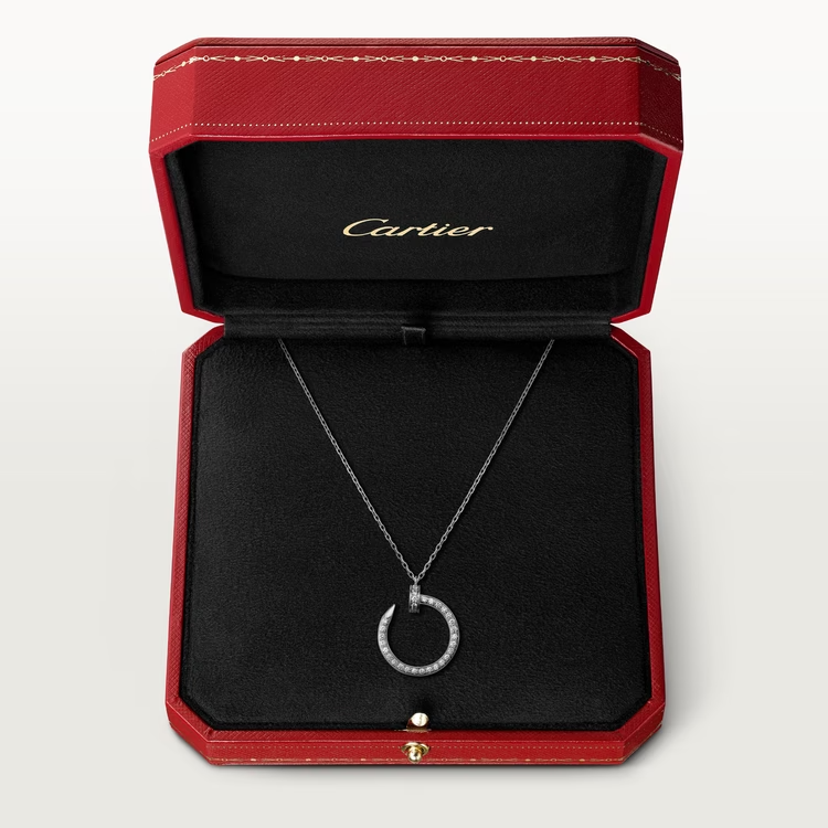 Cartier Just Un Clou Necklace - White Gold Diamonds - B7224898