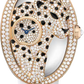 Cartier Panthére Rose gold 14 MM - White Semi-matte Alligator Strap - Diamond Bezel - Rose Gold Diamond Dial - HPI00971