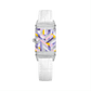 JLC - Reverso One Precious Colours - Limited Edition - 40 MM x 20 MM - White Gold - Mother-Of-Pearl Dial - Diamond-Set Case - White Leather Strap - Q3293433