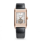 JLC - Reverso Tribute Duoface Tourbillon - 45.5 MM x 27.4 MM - Pink Gold - Silvered-Gray/Black Dial - Black Leather Strap - Q392243J
