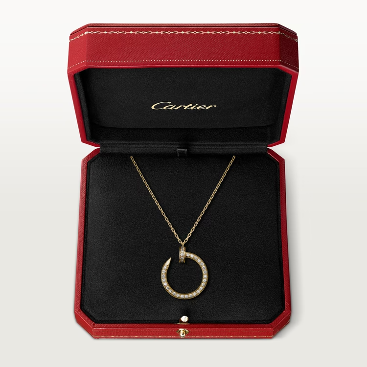 Cartier Juste Un Clou Necklace - Yellow Gold - Diamonds - B7224895