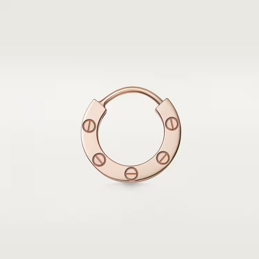 Cartier Love Single Earring - Rose Gold - B8301422