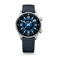 JLC - Polaris Date - 40 MM - Stainless Steel - Blue Sunburst Dial - Blue Canvas Strap - Q9128981