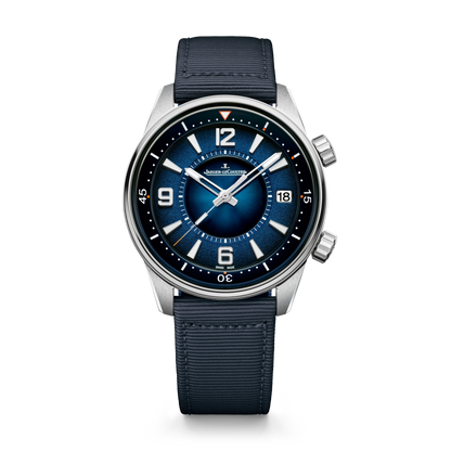 JLC - Polaris Date - 40 MM - Stainless Steel - Blue Sunburst Dial - Blue Canvas Strap - Q9128981