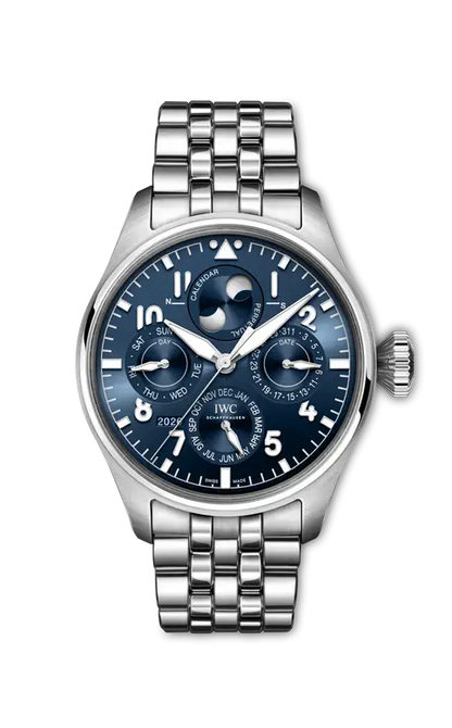 IWC Big Pilot's Watch Perpetual Calendar ProSet Le Petit Prince - Stainless Steel - 42 MM - Blue Dial - IW329601