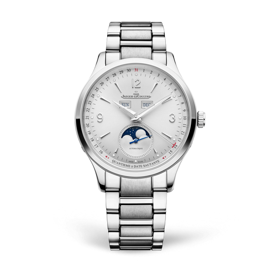 JLC - Master Control Calendar - 40 MM - Stainless Steel - Silvered-Gray Dial - Stainless Steel Bracelet - Q4148120
