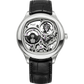 Piaget Polo Emperador - White Gold 46.5 MM - Black Leather Strap - Skeleton Dial - G0A40041