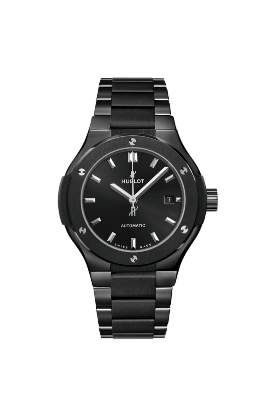 Hublot Classic Fusion Black Magic 33 MM - Black Ceramic Bracelet - Matte Black Dial -  585.CM.1470.CM