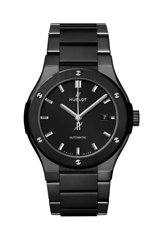 Hublot Classic Fusion Black Magic 42 MM - Black Ceramic Bracelet - Matte Black Dial - 548.CM.1170.CM