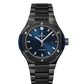 Hublot Classic Fusion Ceramic Blue 33 MM - Black Ceramic Bracelet - Satin Blue Sunburst Dial - 585.CM.7170.CM