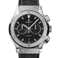 Hublot Classic Fusion Chronograph Titanium 42 MM - Black Rubber and Alligator Strap - Matte Black Dial - 541.NX.1171.LR